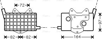 Ava Quality Cooling MS 3294 - Radiatore olio, Olio motore autozon.pro