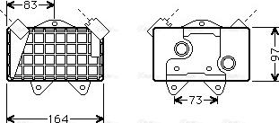 Ava Quality Cooling MS 3240 - Radiatore olio, Olio motore autozon.pro