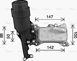 Ava Quality Cooling MS3741H - Radiatore olio, Olio motore autozon.pro