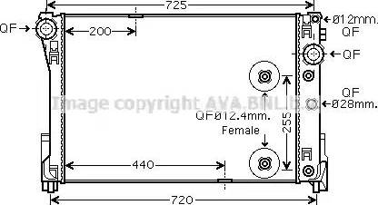 Ava Quality Cooling MS 2546 - Radiatore, Raffreddamento motore autozon.pro