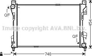 Ava Quality Cooling MS 2463 - Radiatore, Raffreddamento motore autozon.pro