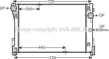 Ava Quality Cooling MS 2474 - Radiatore, Raffreddamento motore autozon.pro