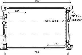 Ava Quality Cooling MS2652 - Radiatore, Raffreddamento motore autozon.pro