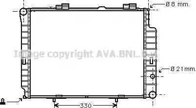 Ava Quality Cooling MS 2191 - Radiatore, Raffreddamento motore autozon.pro