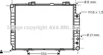 Ava Quality Cooling MS 2189 - Radiatore, Raffreddamento motore autozon.pro