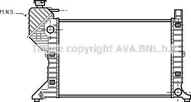 Ava Quality Cooling MS 2181 - Radiatore, Raffreddamento motore autozon.pro