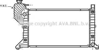 Ava Quality Cooling MS 2183 - Radiatore, Raffreddamento motore autozon.pro