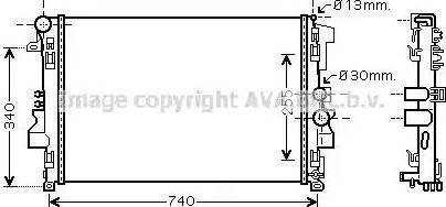 Ava Quality Cooling MS 2356 - Radiatore, Raffreddamento motore autozon.pro