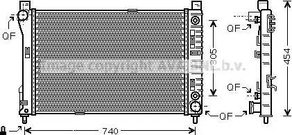 Ava Quality Cooling MSA2339 - Radiatore, Raffreddamento motore autozon.pro