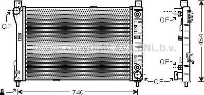 Ava Quality Cooling MS 2286 - Radiatore, Raffreddamento motore autozon.pro