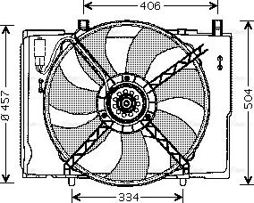 Ava Quality Cooling MS 7504 - Ventola, Raffreddamento motore autozon.pro