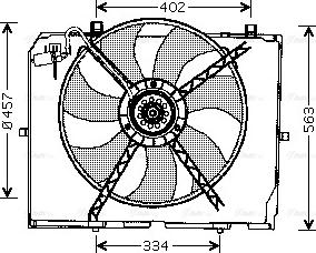 Ava Quality Cooling MS 7503 - Ventola, Raffreddamento motore autozon.pro