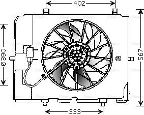 Ava Quality Cooling MS 7502 - Ventola, Raffreddamento motore autozon.pro