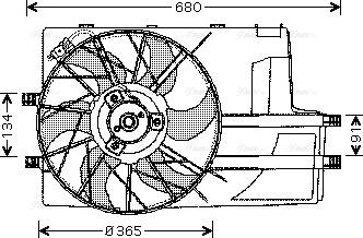 Ava Quality Cooling MS 7511 - Ventola, Raffreddamento motore autozon.pro