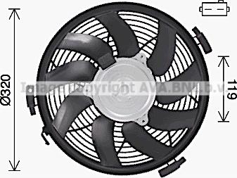 Ava Quality Cooling MS7719 - Ventola, Raffreddamento motore autozon.pro