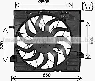 Ava Quality Cooling MS7734 - Ventola, Raffreddamento motore autozon.pro