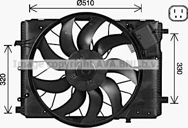 Ava Quality Cooling MS7735 - Ventola, Raffreddamento motore autozon.pro