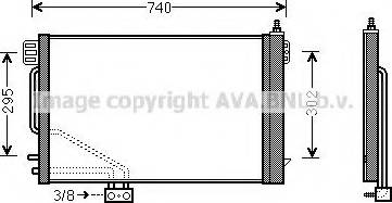 Ava Quality Cooling MSA5493 - Condensatore, Climatizzatore autozon.pro