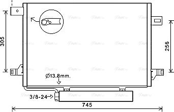 Ava Quality Cooling MSA5572D - Condensatore, Climatizzatore autozon.pro