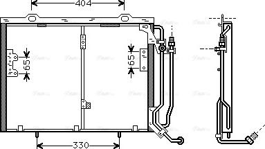 Ava Quality Cooling MSA5245 - Condensatore, Climatizzatore autozon.pro