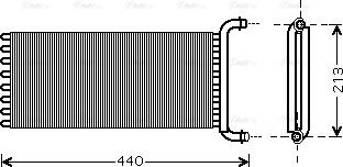 Ava Quality Cooling MSA6441 - Scambiatore calore, Riscaldamento abitacolo autozon.pro