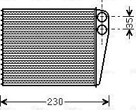 Ava Quality Cooling MSA6465 - Scambiatore calore, Riscaldamento abitacolo autozon.pro