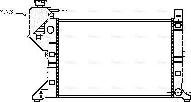 Ava Quality Cooling MSA2181 - Radiatore, Raffreddamento motore autozon.pro