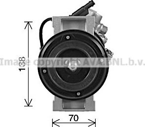 Ava Quality Cooling MSK747 - Compressore, Climatizzatore autozon.pro