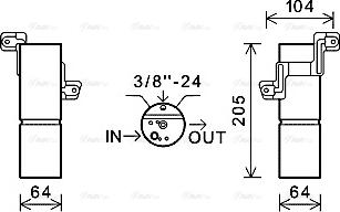 Ava Quality Cooling MSD598 - Essiccatore, Climatizzatore autozon.pro