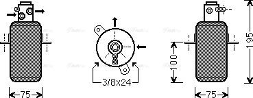 Ava Quality Cooling MSD668 - Essiccatore, Climatizzatore autozon.pro