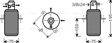 Ava Quality Cooling MS D266 - Essiccatore, Climatizzatore autozon.pro