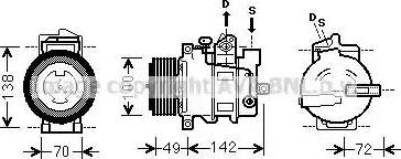 Ava Quality Cooling MSK566 - Compressore, Climatizzatore autozon.pro