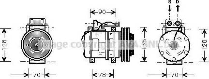 Ava Quality Cooling MS K062 - Compressore, Climatizzatore autozon.pro