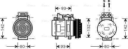 Ava Quality Cooling MS K083 - Compressore, Climatizzatore autozon.pro