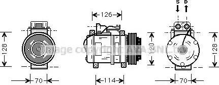 Ava Quality Cooling MS K274 - Compressore, Climatizzatore autozon.pro