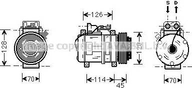 Ava Quality Cooling MS K278 - Compressore, Climatizzatore autozon.pro