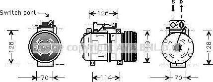 Ava Quality Cooling MS K273 - Compressore, Climatizzatore autozon.pro