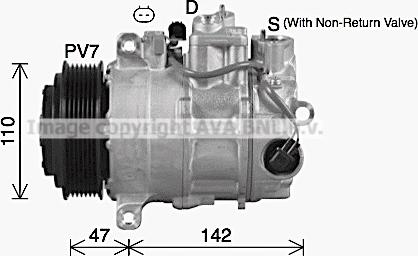 Ava Quality Cooling MSK748 - Compressore, Climatizzatore autozon.pro