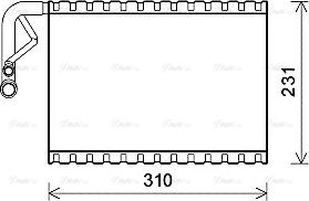 Ava Quality Cooling MSV544 - Evaporatore, Climatizzatore autozon.pro