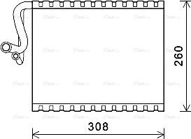Ava Quality Cooling MSV604 - Evaporatore, Climatizzatore autozon.pro