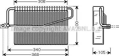 Ava Quality Cooling MS V381 - Evaporatore, Climatizzatore autozon.pro