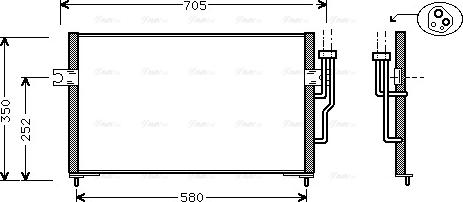 Ava Quality Cooling MT 5100 - Condensatore, Climatizzatore autozon.pro