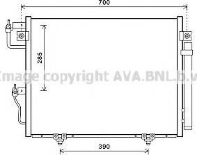 Ava Quality Cooling MT5231 - Condensatore, Climatizzatore autozon.pro