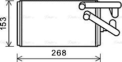 Ava Quality Cooling MT6259 - Scambiatore calore, Riscaldamento abitacolo autozon.pro