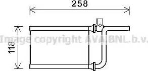 Ava Quality Cooling MT6254 - Scambiatore calore, Riscaldamento abitacolo autozon.pro