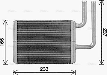 Ava Quality Cooling MT6284 - Scambiatore calore, Riscaldamento abitacolo autozon.pro