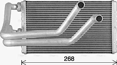 Ava Quality Cooling MT6287 - Scambiatore calore, Riscaldamento abitacolo autozon.pro