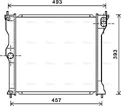 Ava Quality Cooling MT2243 - Radiatore, Raffreddamento motore autozon.pro