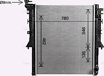 Ava Quality Cooling MT2281 - Radiatore, Raffreddamento motore autozon.pro