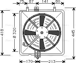 Ava Quality Cooling MT 7502 - Ventola, Raffreddamento motore autozon.pro